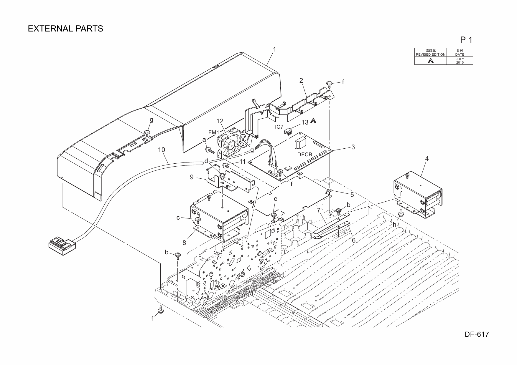 Konica-Minolta Options DF-617 A0HU Parts Manual-3